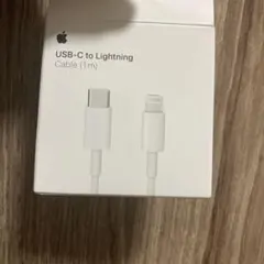 Apple純正　USB-C to Lightning 箱　説明書付き