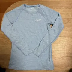 mont-bell ストライプ長袖Tシャツ 150cmサイズ