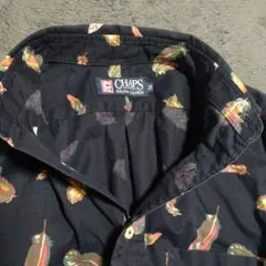 チャップスラルフローレン[羽柄] 総柄シャツ　ボタンダウン