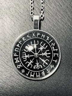 VIKING ヴァイキング ルーン コンパス ビンテージ風 ネックレス