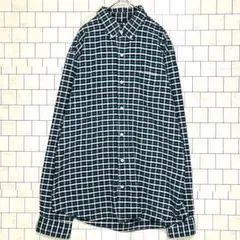 ギャップチェック柄 長袖シャツ サイズM シンプル 人気ブランド　人気デザイン