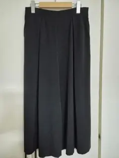 vis　ガウチョパンツ　ブラック　L　上品