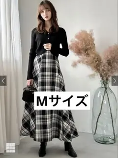 GRL チェックフレアスカート [tu920]