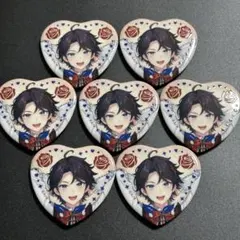 にじさんじ　Rose Valentine ハート缶バッジ　ノーマル　三枝明那