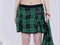 タグ付きPAMEO POSE Skewed Checks Mini Skirtのサムネイル