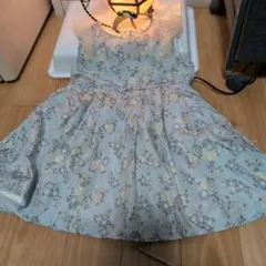 petit main 花柄ワンピース 90cm