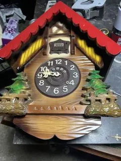 シチズン カッコー鳩時計 クオーツ オルゴールギミック付 正常稼働品