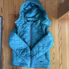 BeBe べべ ターコイズ キルティング　ジャンパー　130cm