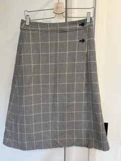 Dessin 巻きスカート　チェック柄