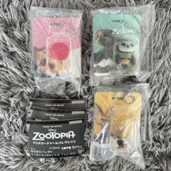 ズートピア　ブリスターチャームコレクション　ガチャ　3点セット