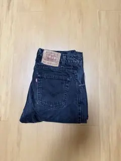 levi's 550 black 33/28 HUSKY ブラックデニム 90s - メルカリ