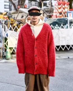 モヘアニット カーディガン