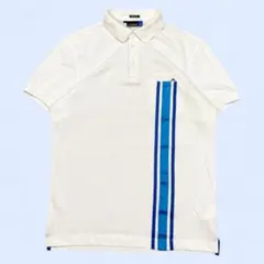 J.LINDEBERG ジェイリンドバーグ 半袖ポロシャツ S ホワイト ゴルフ