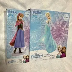 アナと雪の女王 プレミアムフィギュア #アナ #エルサ 2体セット