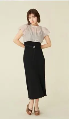 【お値下げ中】ブラウスドッキングワンピース　JILL by JILLSTUART