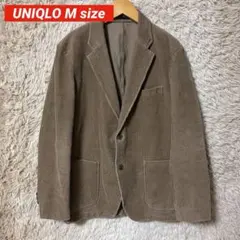 UNIQLO ブラウン コーデュロイ テーラードジャケット M