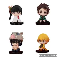 すわらせ隊　鬼滅の刃　ガチャ 4種