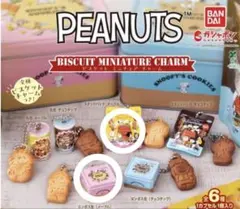 PEANUTS ビスケットミニチュアチャームセット