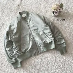 グローブ MA-1ジャケット M ライトグリーン アウター ジャンパー