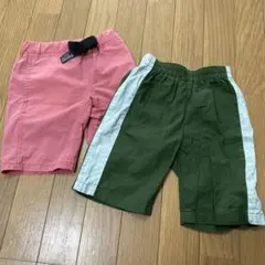 BREEZE 西松屋　半ズボン 110cm 赤　カーキ