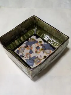 李朝　青磁　中皿　菓子皿　蔵出し　古玩　４客 B4E0BA83-5611-4B60-B091-