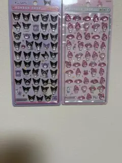 【正規品】ボンボンドロップシールmini クロミ マイメロ2種セット