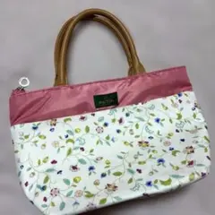 ミントン　トートバッグ　花柄　ピンク