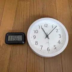 アナログ時計とデジタル時計のセット