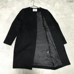 ▼定番✨ミューズドゥドゥーズィエムクラス ウール100% ノーカラロングコート DEUXIEME CLASSE（ロングコート）のフリマアイテム一覧