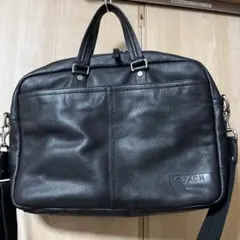コーチ　ビジネスバッグ　シボ革