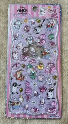 不思議の国のアリス　プチドロップステッカー　ボンボンドロップシール