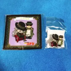 名探偵コナン 大阪城本陣 レトロ アクリルクリップ コースター ジン ウォッカ