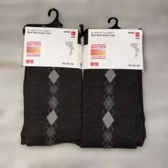 UNIQLO ヒートテック ニットレギンス M/L ブラック　2枚セット