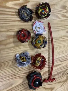 ベイブレード☆まとめ売り　両回転ランチャー付き