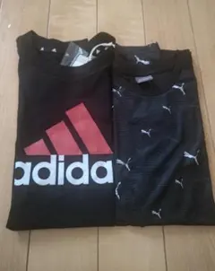 adidas & Puma Tシャツ２枚セット ジュニア１６０cm