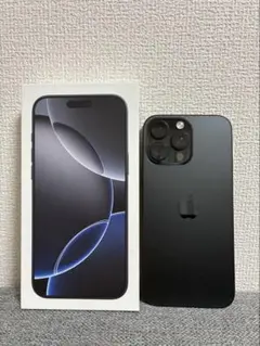 【美品】iPhone 16 Pro max ブラックチタニウム　256GB