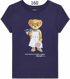 ラスト１　2025新品新作ラルフローレンポロベアガールズTシャツXL（160）