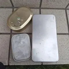 レトロ アルミ弁当箱 3個セットのサムネイル