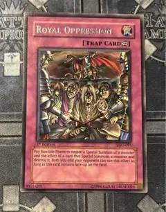 遊戯王　王宮の弾圧 　ノーパラ　DUEL TERMINAL 2枚セット Amazon.co.jp: 【シングルカード】遊戯王 王宮の弾圧 DL5-082