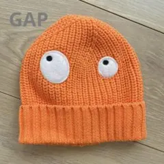 ベビーギャップ GAP 帽子 ニット帽 オレンジ赤ちゃん 子供 美品 綺麗