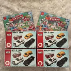 マクドナルド ハッピーセット トミカ 第1弾 全種類 コンプリート DVD付き