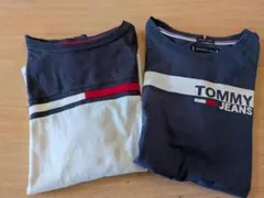 TOMMY HILFIGER Tシャツ 140 ネイビー
