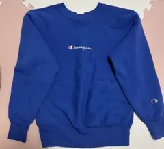 Champion ブルー スウェット　Reverse Weave Mサイズ