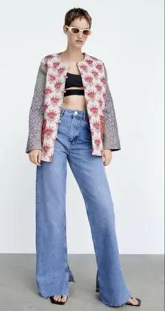 ZARA リバーシブルキルティングジャケット