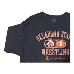 2848 オクラホマ州立大学 レスリング部 champion Tシャツ　古着のサムネイル