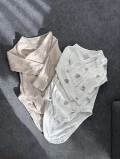 H&M ベビー肌着 ラップボディ 2点セット