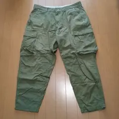 SEGMENT カーゴパンツ オリーブグリーン　ウエスト92cm