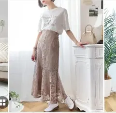 CLASSICAL ELF♡花柄レースマーメイドスカート