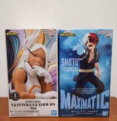【僕のヒーローアカデミア】 ミルコ ＆ 轟 焦凍のフィギュア２点セット