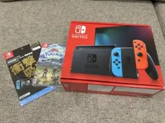 【新品未開封】NintendoSwitch本体+ポケモンアルセウス+保護フィルム